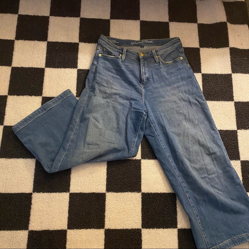Wide Leg Cropped Jean